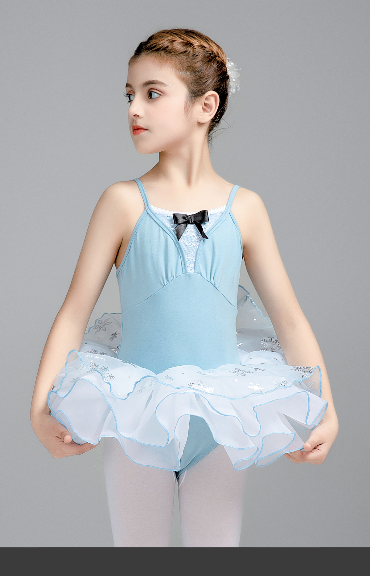 儿童舞蹈服夏季女童练功服吊带0102215